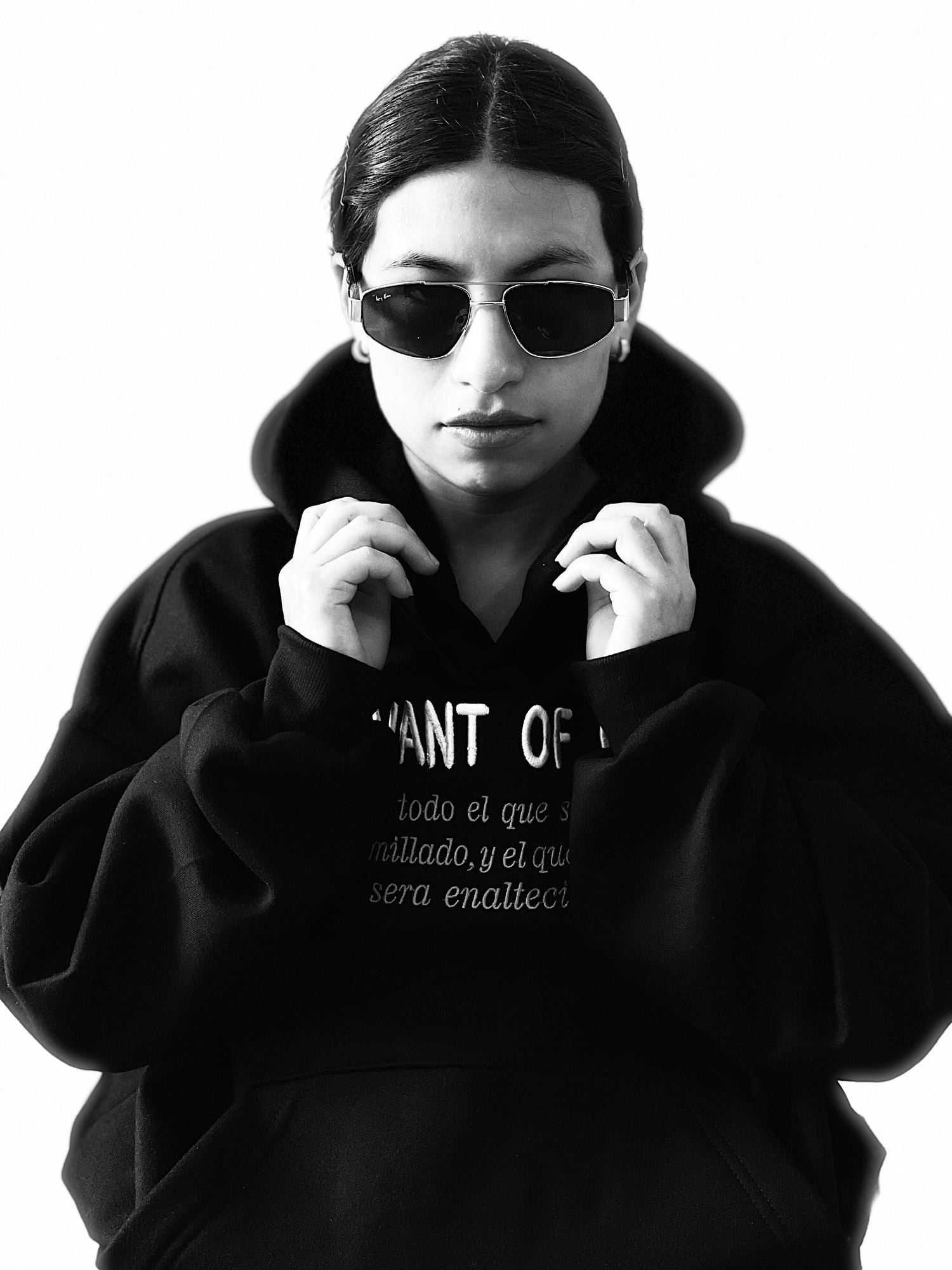 Conjunto SERVANT OF GOD - Sudadera + Buzo Baggy Unisex negro